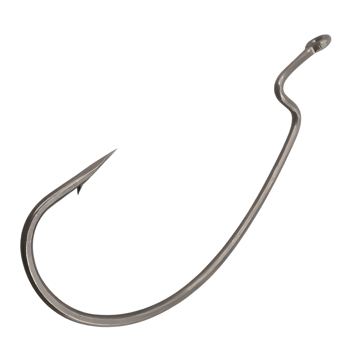 LUREHOLIC PTFE Super Slide Offset Hook Worm Hook Texas Rig Drop Shot Stainless Steel Worm Fishhook Fishing Accessories