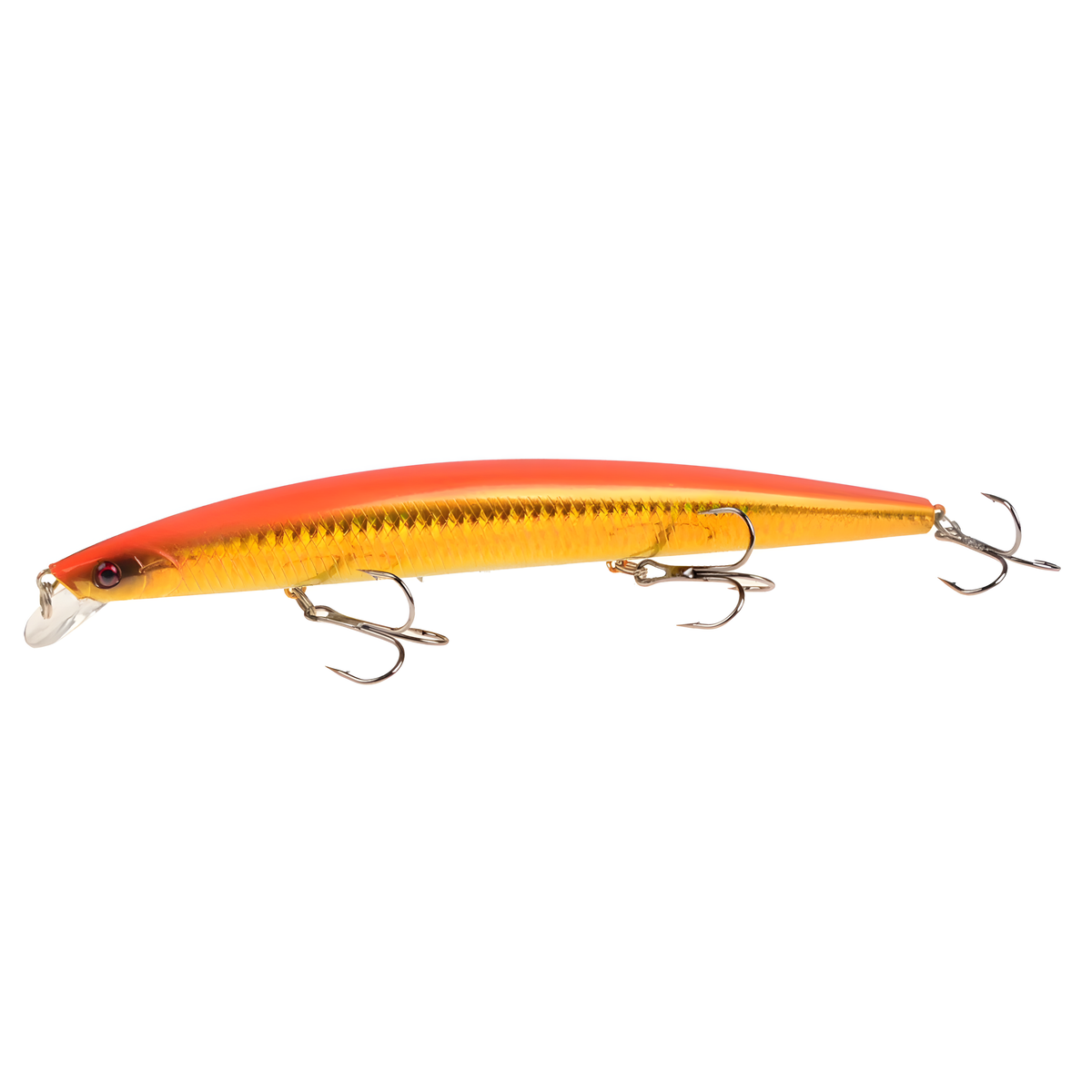 Best selling 1pcs 18cm 24g big long fish Minnow sea fishing lure bait 3D eyes Strong hooks lures for sea fishing