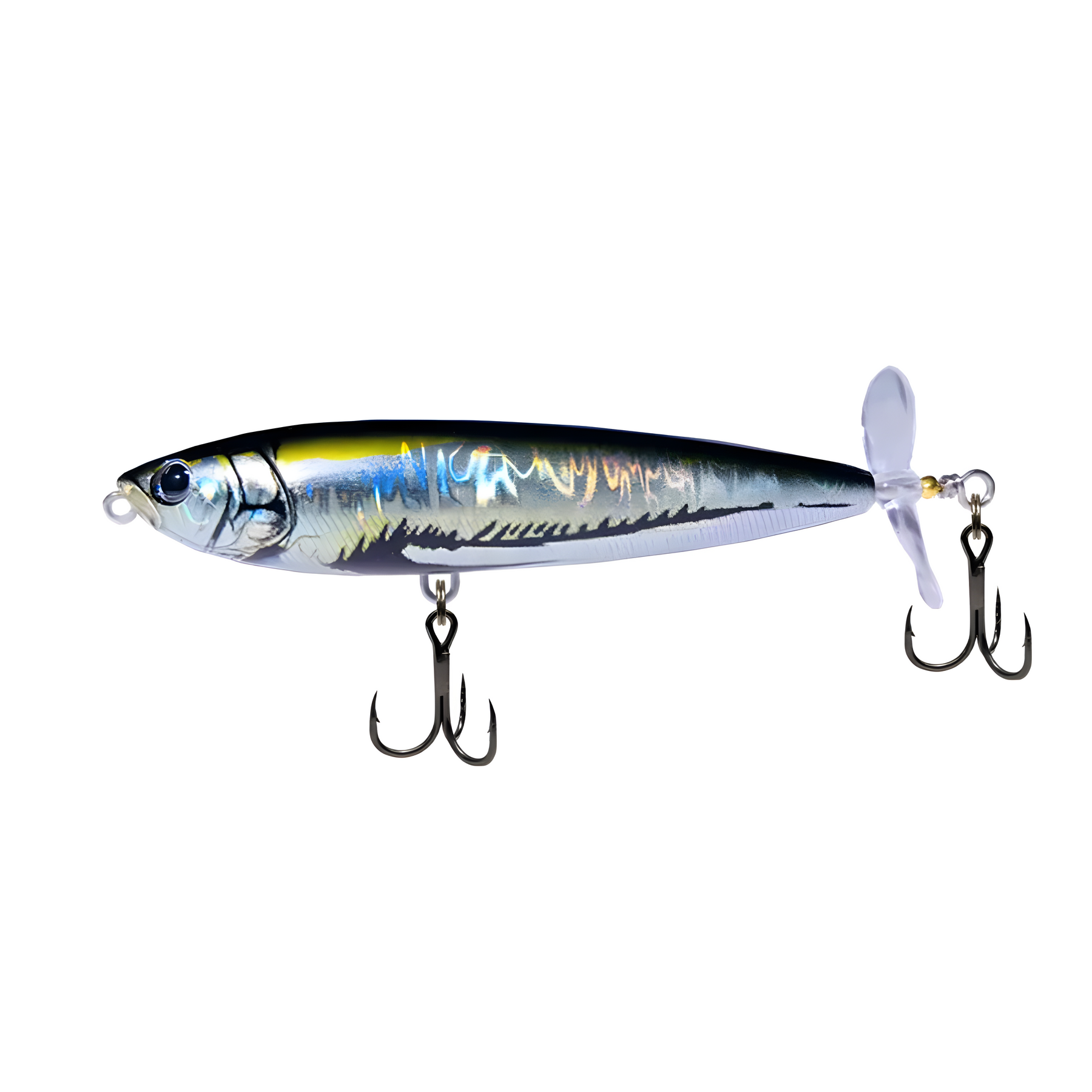 GREENSPIDE Propeller Pencil Topwater Fishing Lure 95mm 12.5g Bass Fishing Tackle Fishing Accessories Saltwater Lures Fish Bait