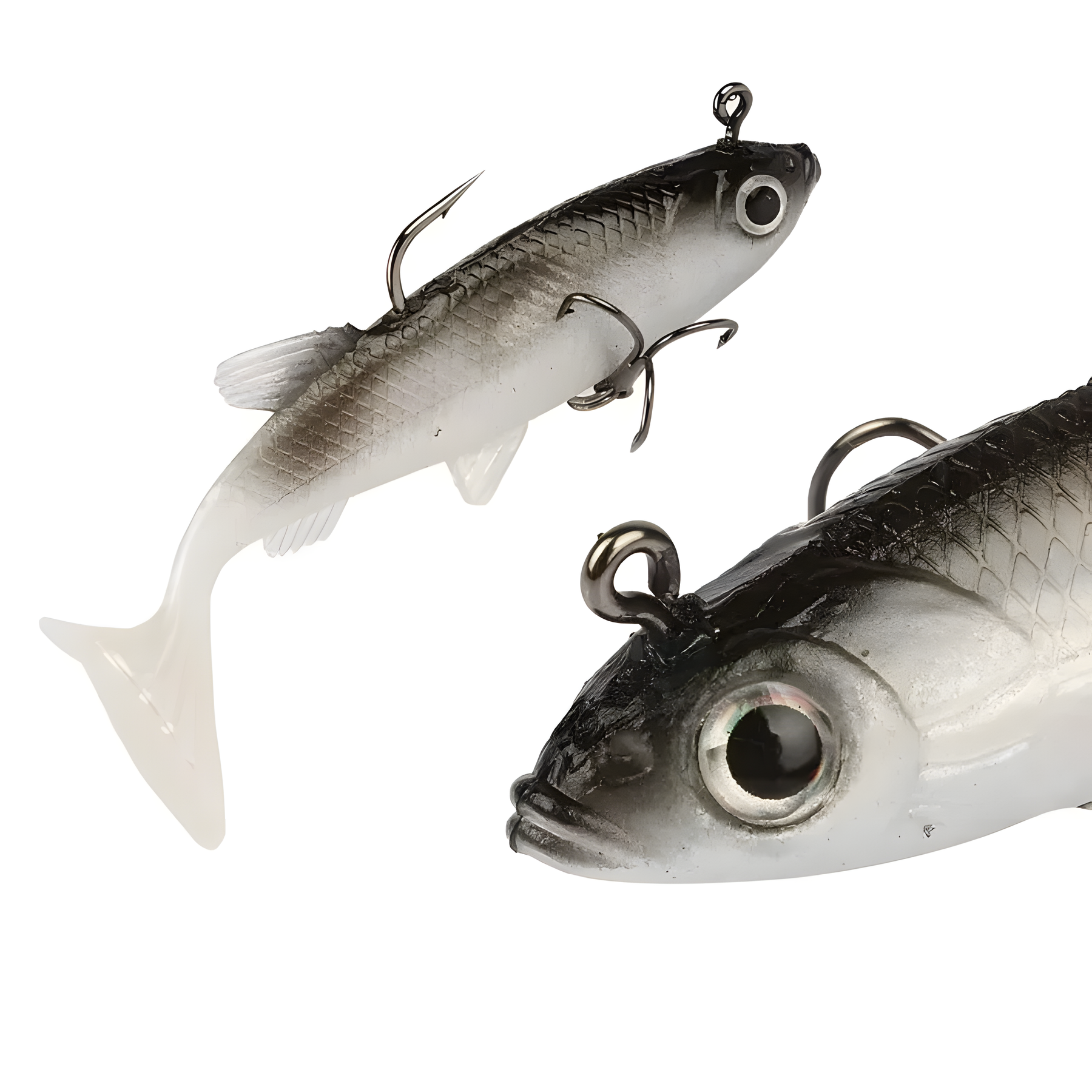 5pcs Kit Fishing Lure Soft Lure 8cm/ 2.8in Artificial Bait Cool Fishing Hooks