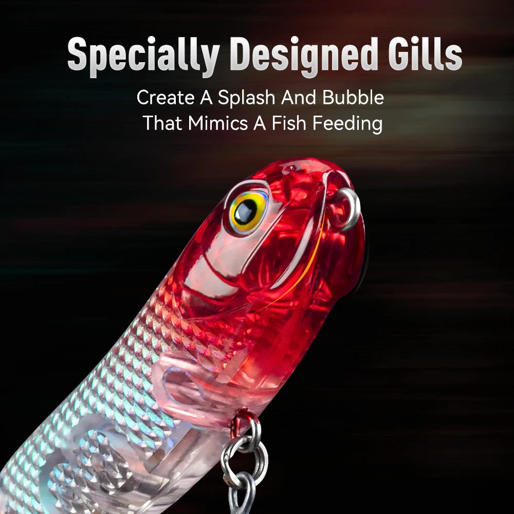 Kingdom Topwater Fishing Lure Z-Dog 3D Hologram 4.5g 7.5g 11.5g 19g Artificial Pencil Minnow Floating Hard Baits Surface Lures