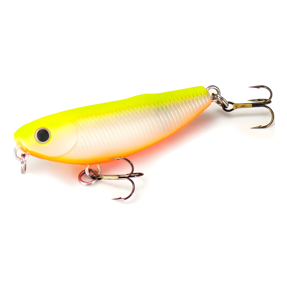 Countbass Surface Pencil 52mm 2" 5.5g 3/16 oz. with VMC Hooks Topwater Fishing Lure Stick Bait Bass Hard Baits