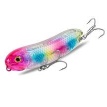 Kingdom Topwater Fishing Lure Z-Dog 3D Hologram 4.5g 7.5g 11.5g 19g Artificial Pencil Minnow Floating Hard Baits Surface Lures