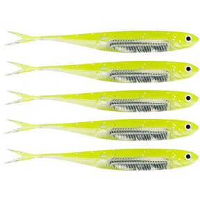 THKFISH 5pcs Fishing Soft Baits 100mm Soft Plastic Fishing Lures 3.9g Silicone Artificial Lure Swimbait For Bass Fishing
