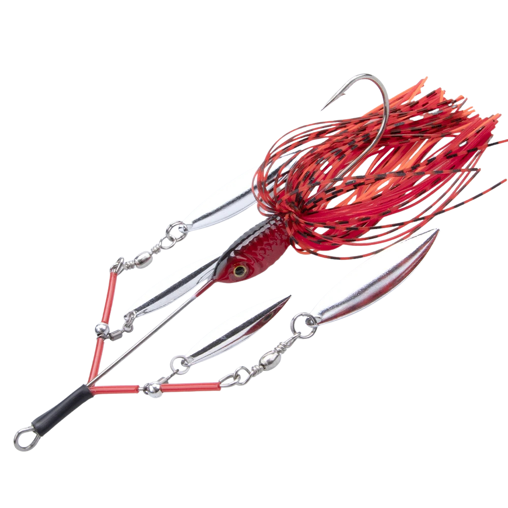 23g Spinner Bait Lead Jig Head Silicone Skirt Rubber Fishing Jigs With Rubber Skirt Lures Buzzbait Lure