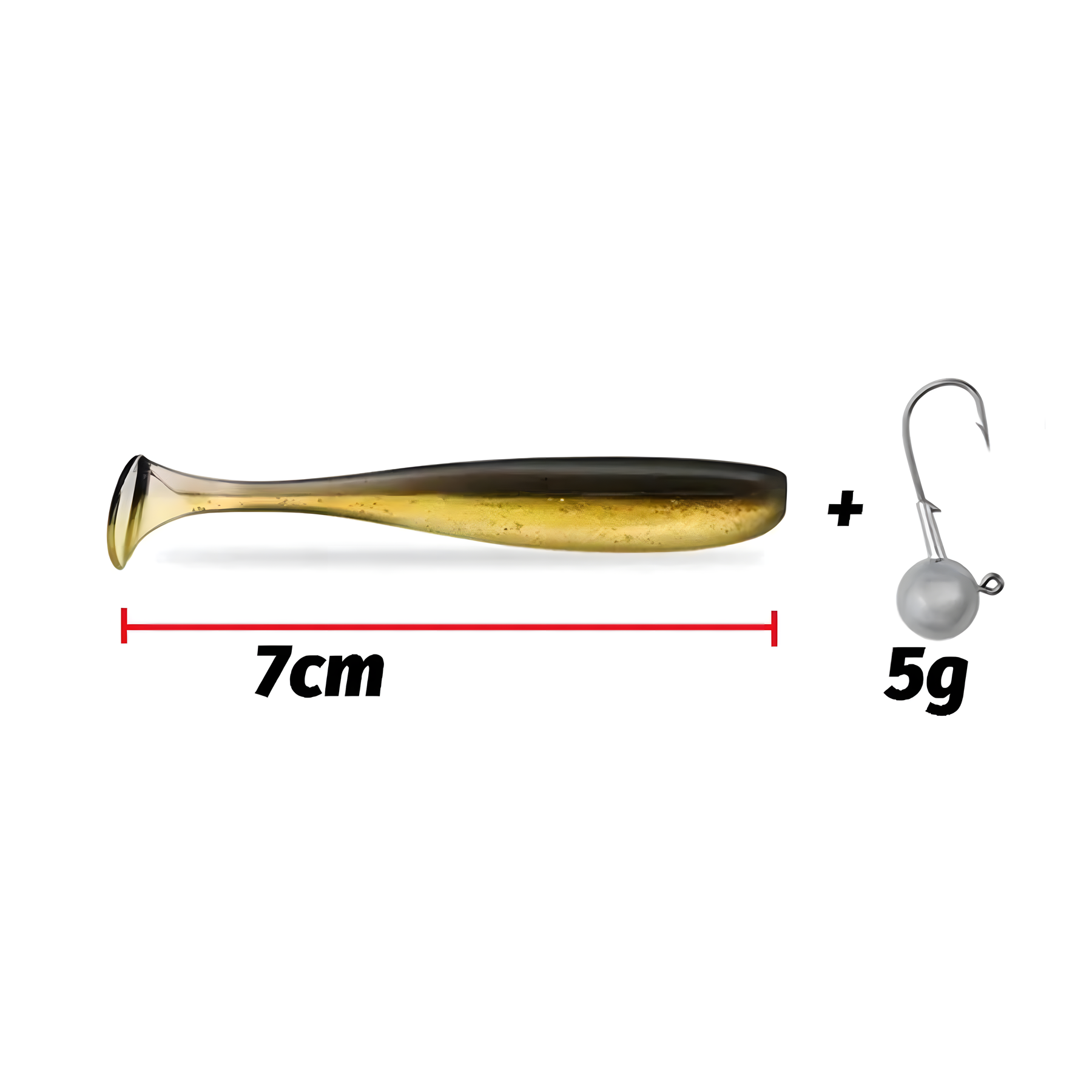 10PCS Soft Lure 5.5cm 7cm 10cm T Tail Worm 3PCS Jigging Head Hook 3g 5g 10g Metal Jig Carp Fishing Pesca Swimbait Gear Kit Bait
