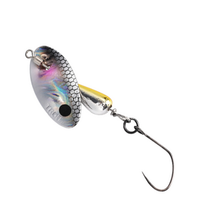 BLUX AR-S Rotating Spinner Metal Lure 2.1g/3.5g Single Hook Artificial Bait Copper Blade Spoon Stream Area Trout Fishing Lure