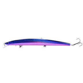 Best selling 1pcs 18cm 24g big long fish Minnow sea fishing lure bait 3D eyes Strong hooks lures for sea fishing