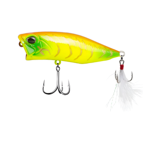 Hunthouse Pealis Fangpop Popper Fishing Lure 65mm 8.5g Topwater Poppers Lure Floating Poper Bait for Fishing Bass Float Tackle