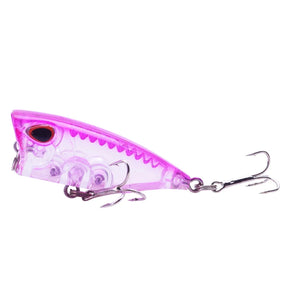 1Pcs Mini Top Water Popper Hard Bait Floating Fishing Lure 40mm 3g Crankbait Wobblers Tackle Isca Poper Pike Artificial Lures