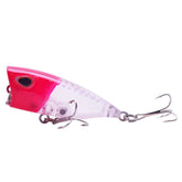 1Pcs Mini Top Water Popper Hard Bait Floating Fishing Lure 40mm 3g Crankbait Wobblers Tackle Isca Poper Pike Artificial Lures