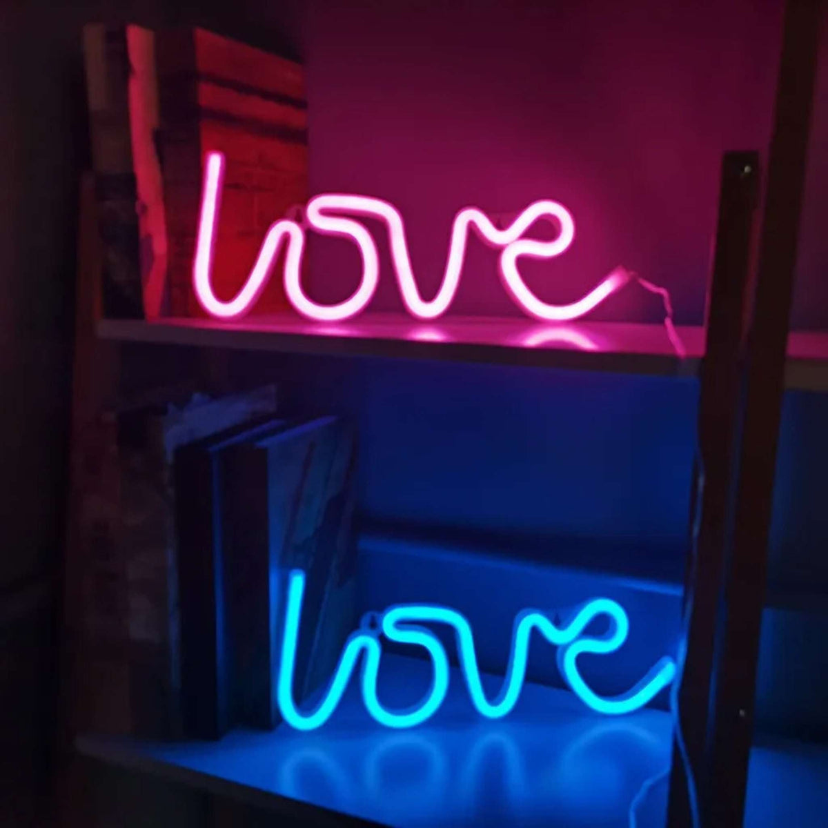 Luminária Neon Led Love Painel Services