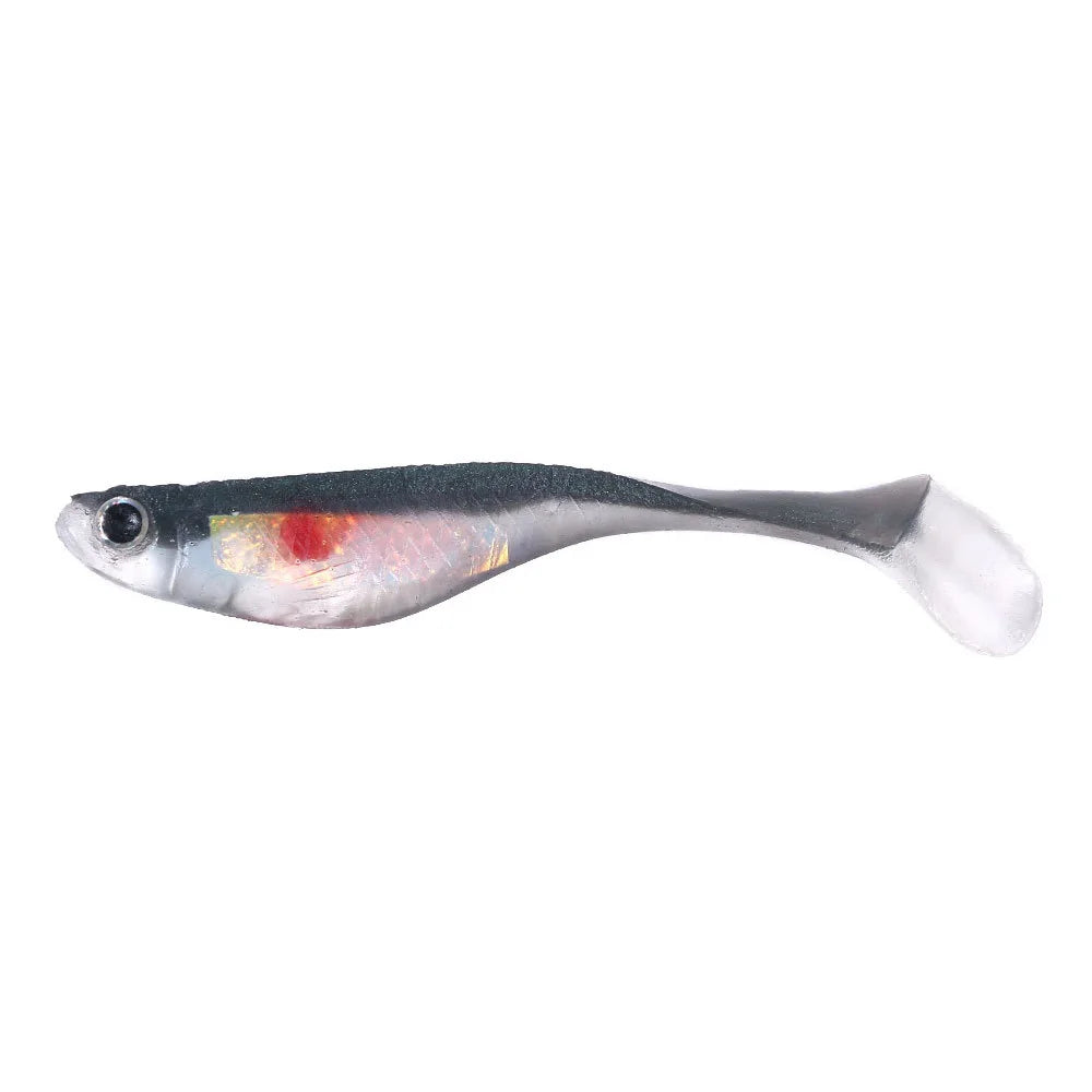 5pcs Softbait 8.8cm/5g Saltwater Freshwater Fishing Soft Lures Silicone Minnow Worms Wobblers Artificial Bait Bass Tackle Jigs