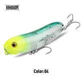 Kingdom Topwater Fishing Lure Z-Dog 3D Hologram 4.5g 7.5g 11.5g 19g Artificial Pencil Minnow Floating Hard Baits Surface Lures