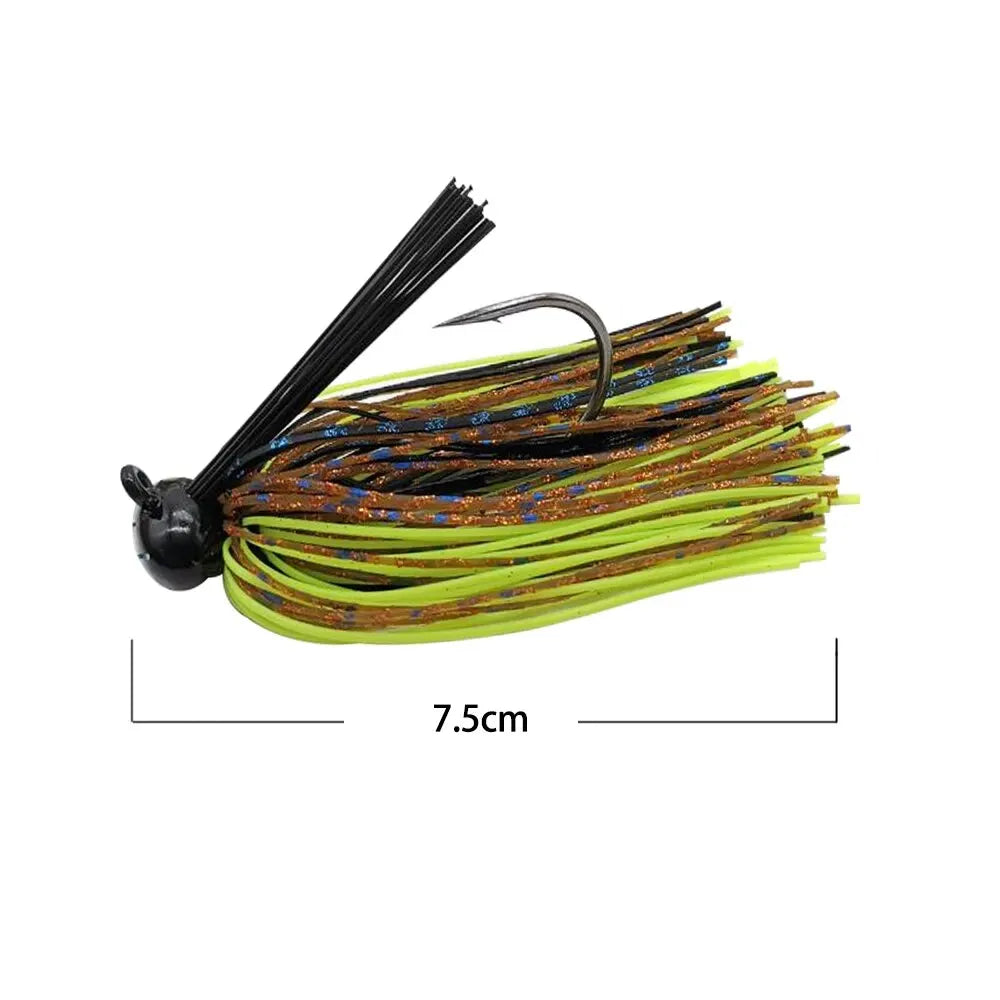 Mycena 12G/16G Football Jig Spinner Bait Weedless Jig Chatter Bait Fishing Lure Chatterbait Wobbler For Bass Fishing Tackle