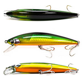 B&U 120mm 36.7g Minnow Sinking Fishing Lure Hard Plastic Trout Lure Artificial Bait Pesca Wobbler Fishing pike bass Crankbait