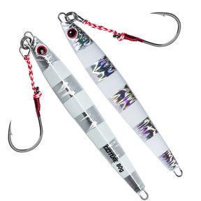 Goture Fishing Lure Fast Jig 60g 80g 100g 150g 12/13/14/16cm Jigbait Seafishing throw Jig Luminous Metal Artificial Bait