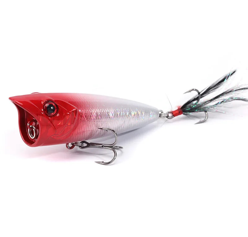 Rocket Popper Topwater Hit The Water Wave Popper Strong Noise Big Splash Casting Isca Artificial Fishing Lures Bass pesca