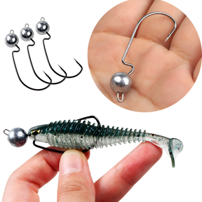 5PCS Jig Head Hook 3.5g 5g 7g 10g 14g High Strength Worm Angle Sharp Barbed Gear Soft Lure Fishing Tackle Crank Offset Fishhook