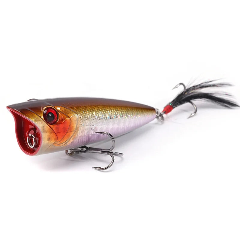 Rocket Popper Topwater Hit The Water Wave Popper Strong Noise Big Splash Casting Isca Artificial Fishing Lures Bass pesca