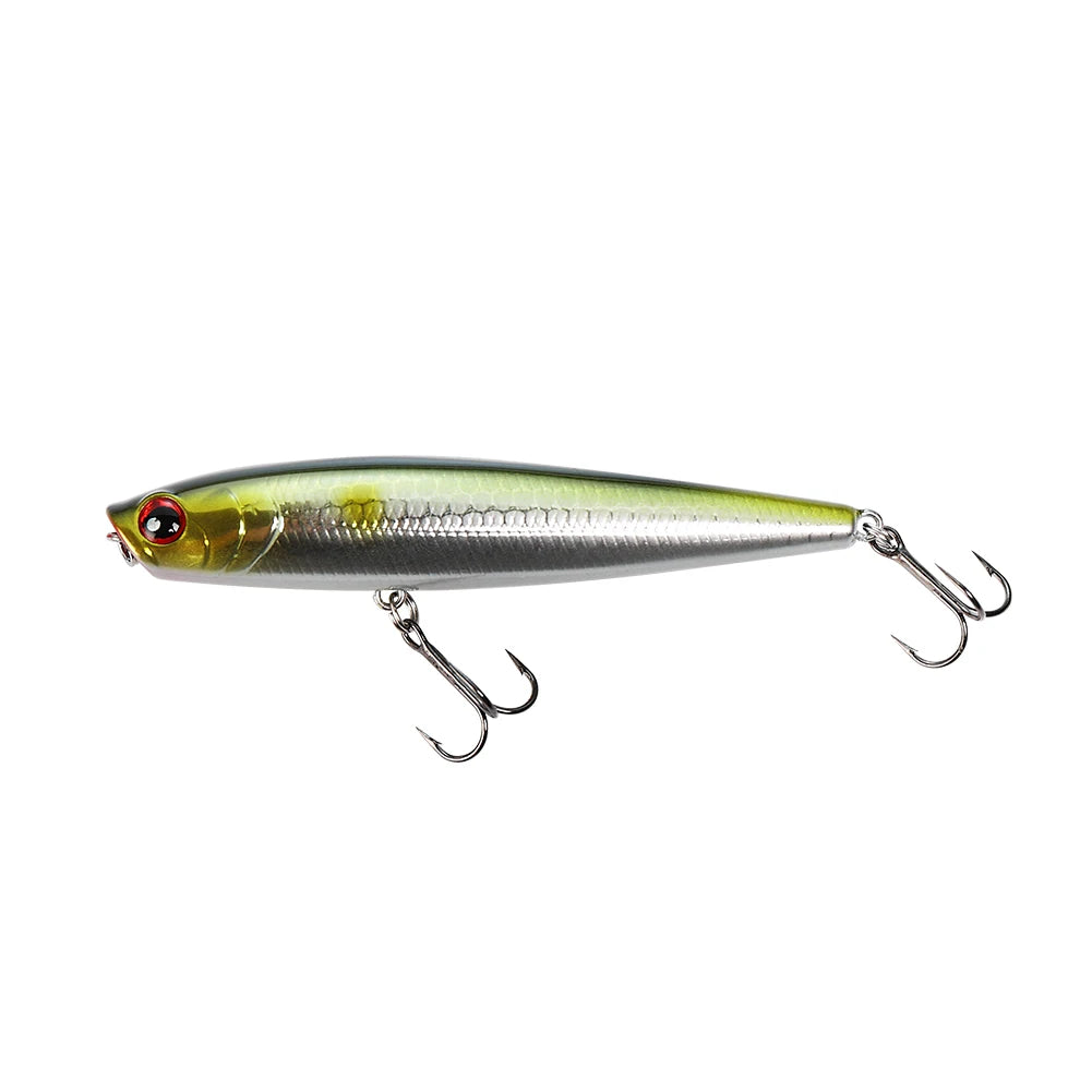 BassLegend Gunfish Topwater Surface Stick Bait Floating Pencil Popper Stickbait Walker Wobbler Walk The Dog WTD 95f 115f