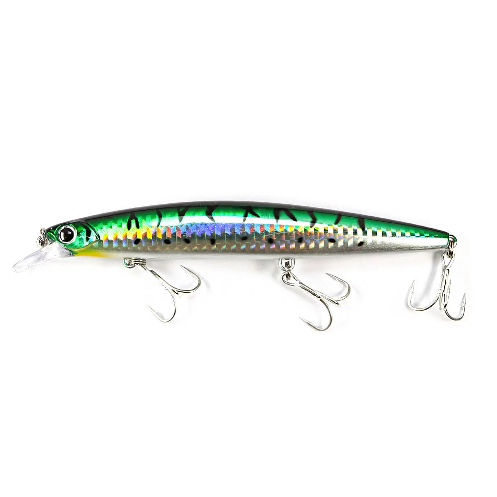 B&U 135mm 27.1g Ultra Long Casting 135S Saltwater Sinking Minnow Weight Fishing Lure Seabass Hard Bait