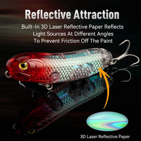 Kingdom Topwater Fishing Lure Z-Dog 3D Hologram 4.5g 7.5g 11.5g 19g Artificial Pencil Minnow Floating Hard Baits Surface Lures