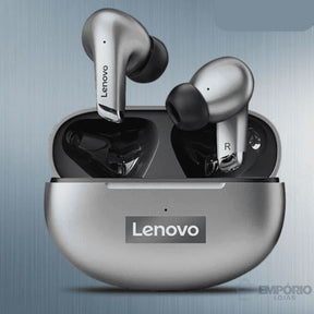 Fone de Ouvido Bluetooth Lenovo LP5 Pro - Com Microfone e 100% A Prova D'água